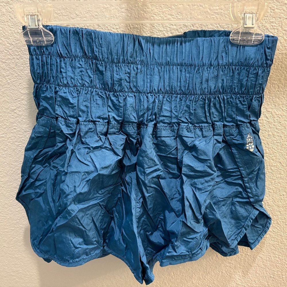 FP Movement The Way Home Shorts Blue Teal Size M